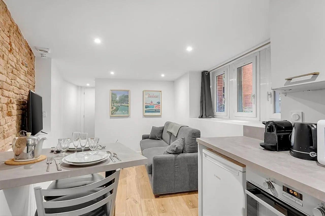 Apartament Le Leonardo-Studio Au Charme Toulousain Tuluza